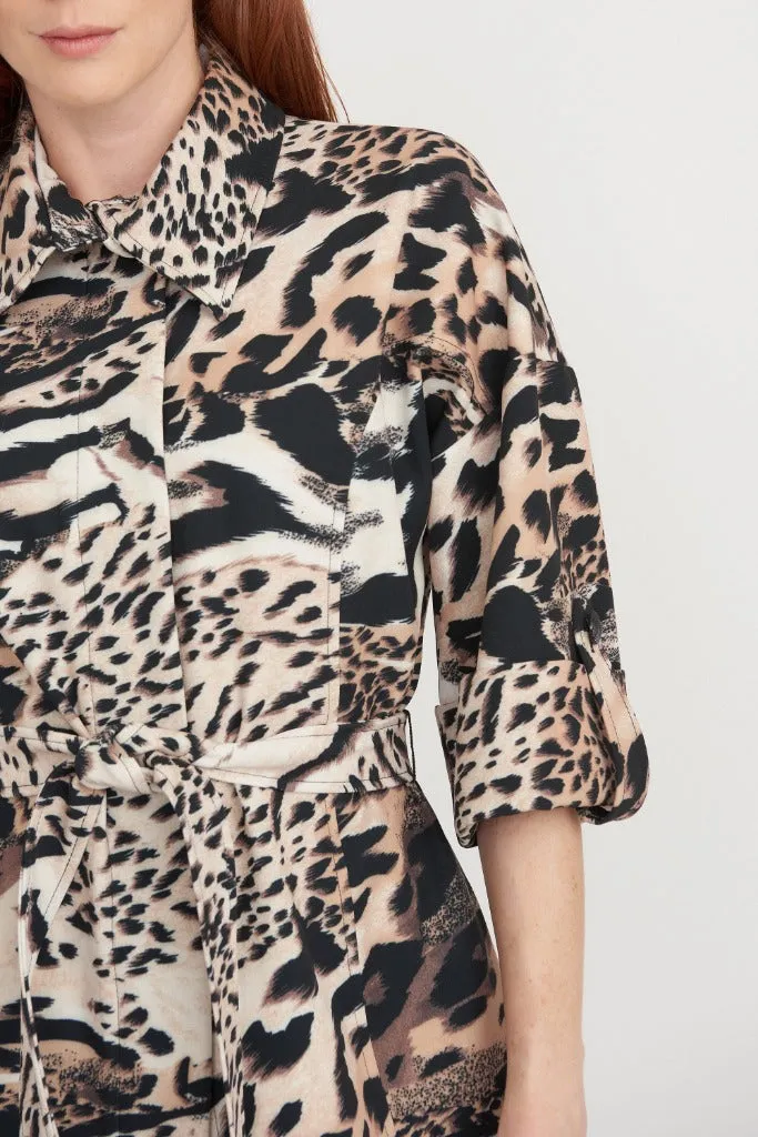 Joseph Ribkoff Leopard Coat Style 203316