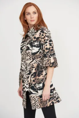 Joseph Ribkoff Leopard Coat Style 203316