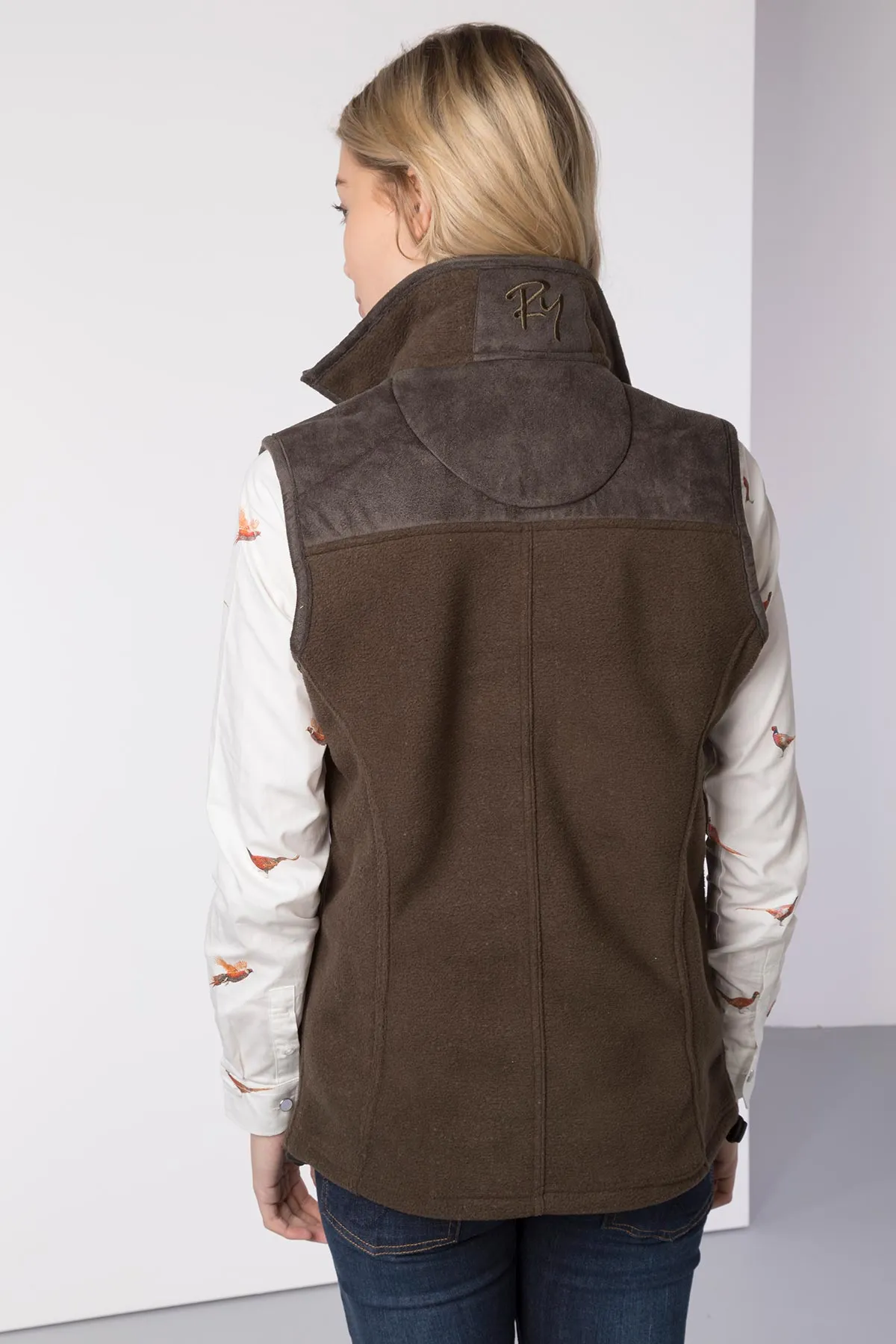Ladies Garton II Fleece Gilet Ry Motif