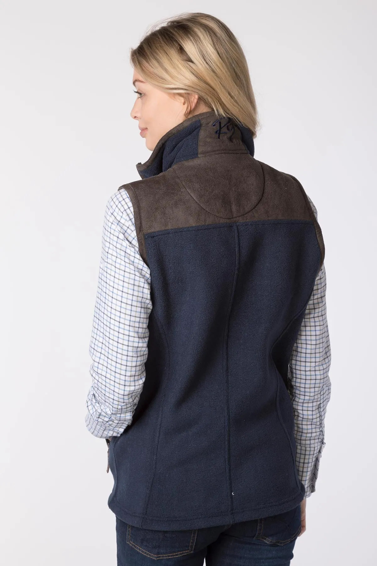 Ladies Garton II Fleece Gilet Ry Motif
