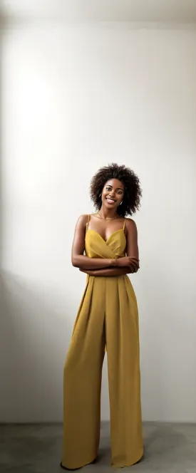 Lalita Jumpsuit: Yellow