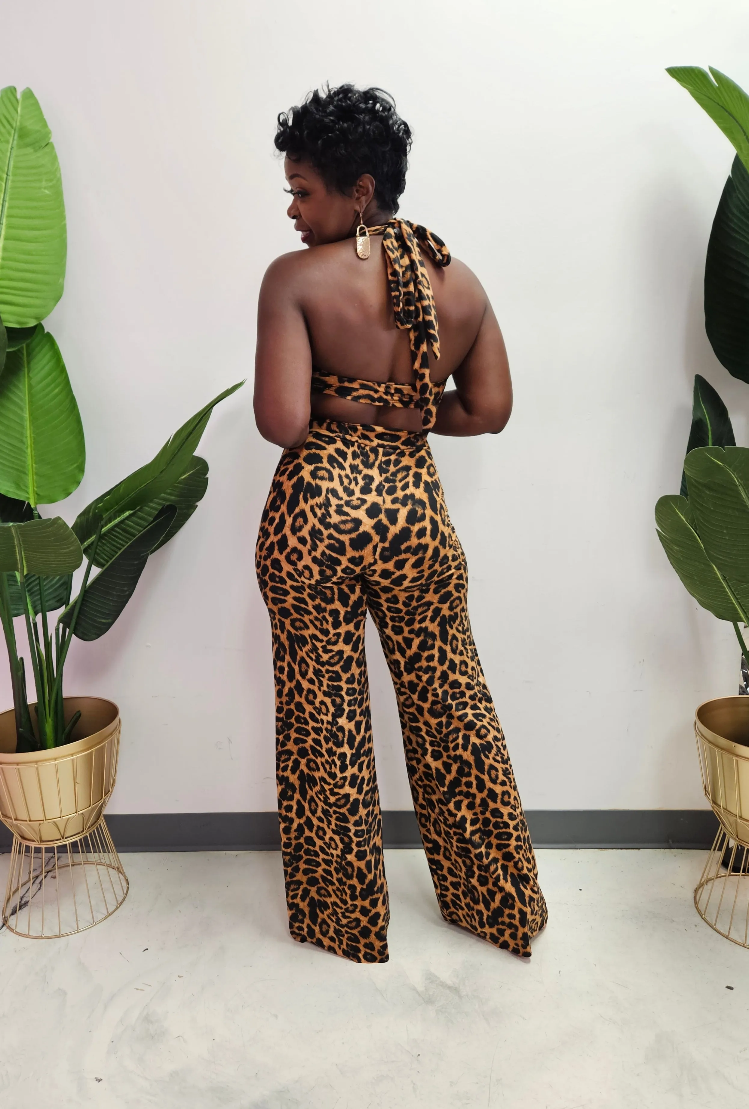 London Leopard Jumpsuit