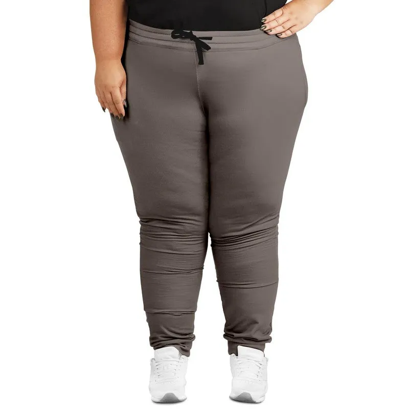 Medium Dark Brown Joggers | Unisex | with PLUS sizes | Medium Dark Pale Brown | C60M60Y60K0