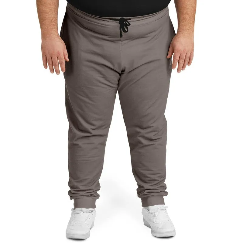 Medium Dark Brown Joggers | Unisex | with PLUS sizes | Medium Dark Pale Brown | C60M60Y60K0