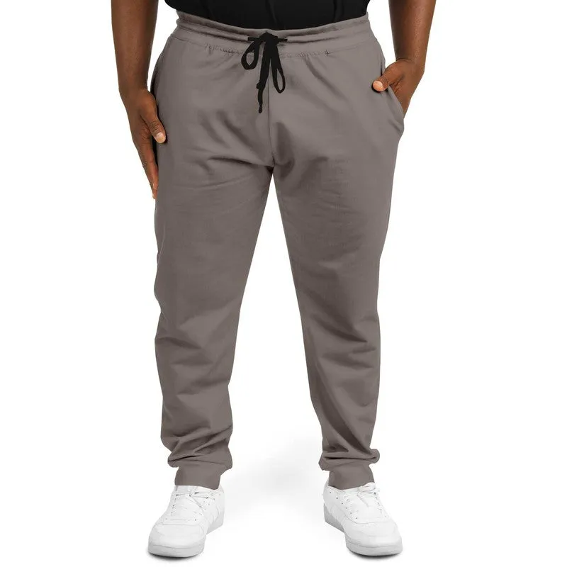 Medium Dark Brown Joggers | Unisex | with PLUS sizes | Medium Dark Pale Brown | C60M60Y60K0
