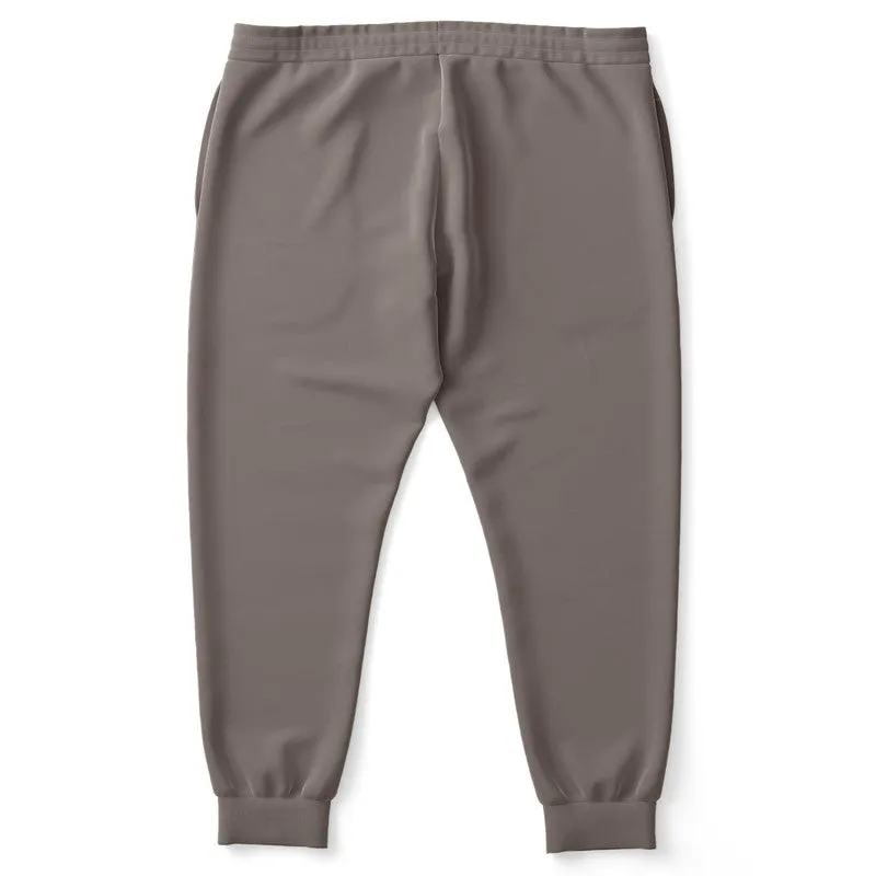 Medium Dark Brown Joggers | Unisex | with PLUS sizes | Medium Dark Pale Brown | C60M60Y60K0