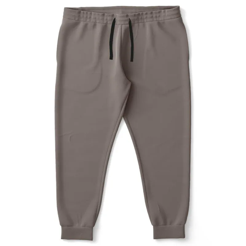 Medium Dark Brown Joggers | Unisex | with PLUS sizes | Medium Dark Pale Brown | C60M60Y60K0
