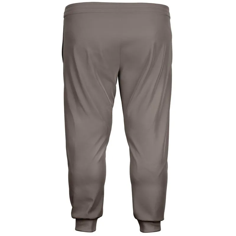 Medium Dark Brown Joggers | Unisex | with PLUS sizes | Medium Dark Pale Brown | C60M60Y60K0