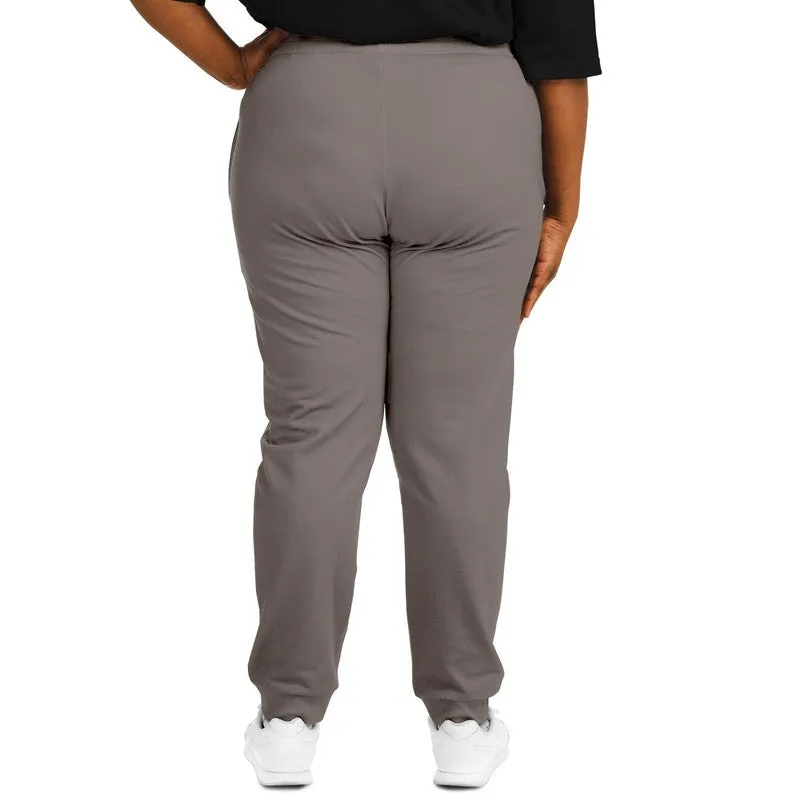 Medium Dark Brown Joggers | Unisex | with PLUS sizes | Medium Dark Pale Brown | C60M60Y60K0