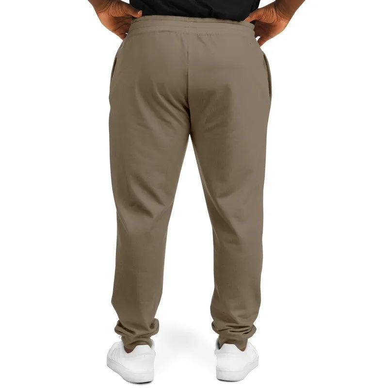 Medium Dark Orange Brown Joggers | Unisex | with PLUS sizes | Medium Dark Pale Pastel Orange Brown | C0M15Y30K60