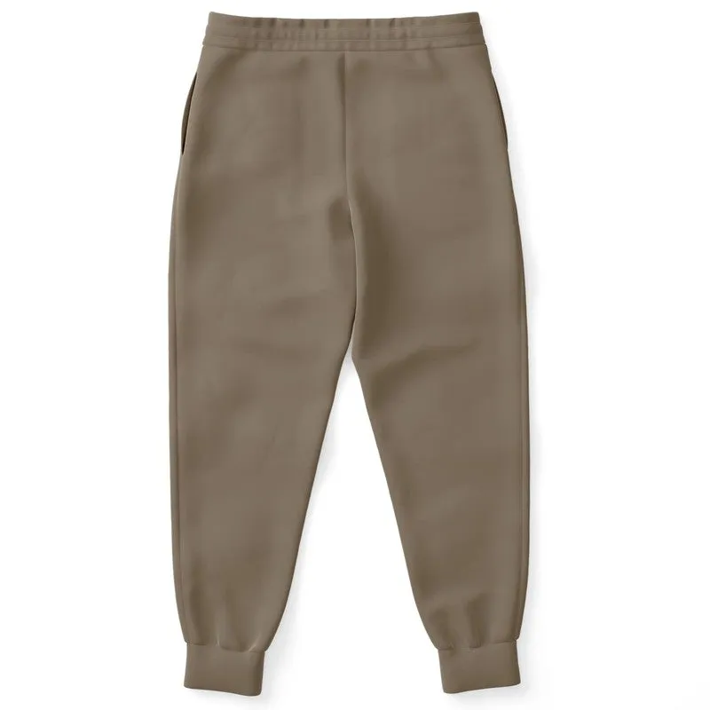 Medium Dark Orange Brown Joggers | Unisex | with PLUS sizes | Medium Dark Pale Pastel Orange Brown | C0M15Y30K60