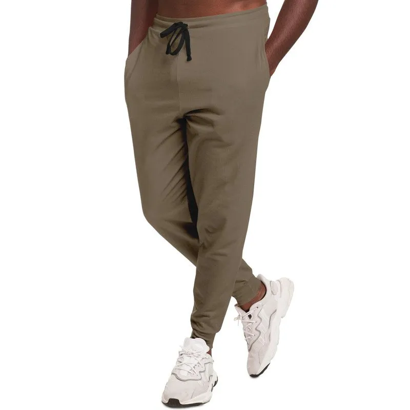 Medium Dark Orange Brown Joggers | Unisex | with PLUS sizes | Medium Dark Pale Pastel Orange Brown | C0M15Y30K60