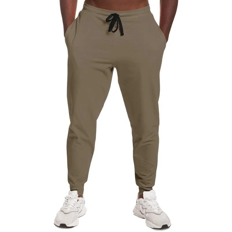 Medium Dark Orange Brown Joggers | Unisex | with PLUS sizes | Medium Dark Pale Pastel Orange Brown | C0M15Y30K60