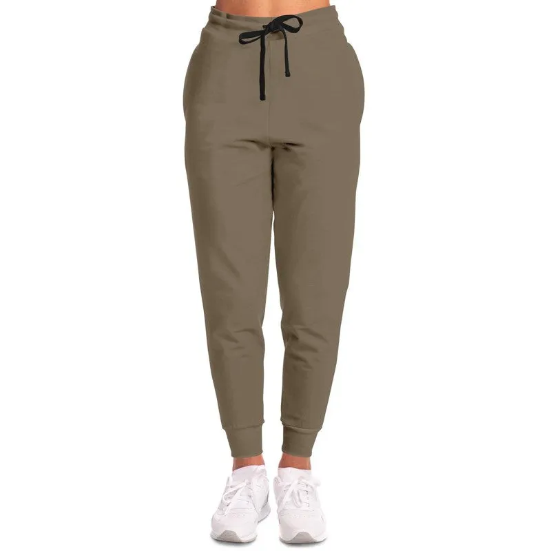 Medium Dark Orange Brown Joggers | Unisex | with PLUS sizes | Medium Dark Pale Pastel Orange Brown | C0M15Y30K60