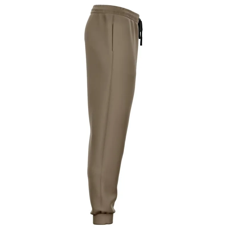 Medium Dark Orange Brown Joggers | Unisex | with PLUS sizes | Medium Dark Pale Pastel Orange Brown | C0M15Y30K60