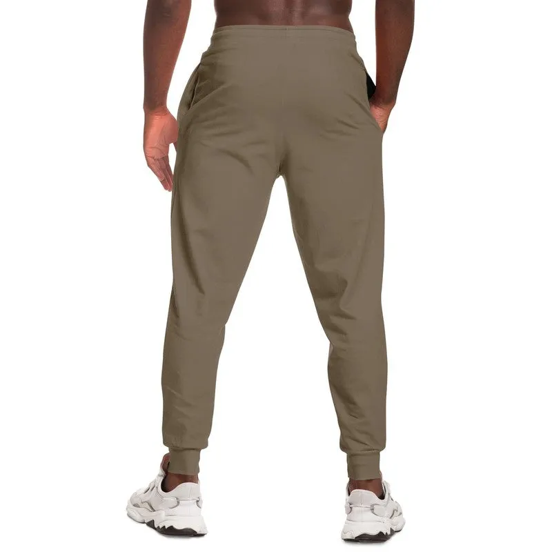 Medium Dark Orange Brown Joggers | Unisex | with PLUS sizes | Medium Dark Pale Pastel Orange Brown | C0M15Y30K60