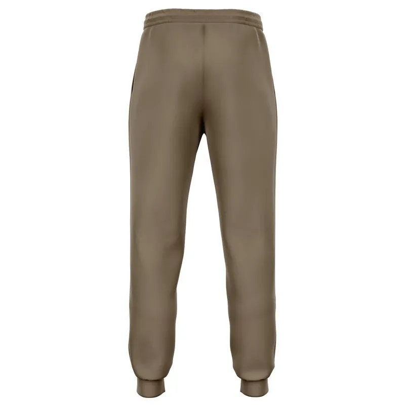 Medium Dark Orange Brown Joggers | Unisex | with PLUS sizes | Medium Dark Pale Pastel Orange Brown | C0M15Y30K60
