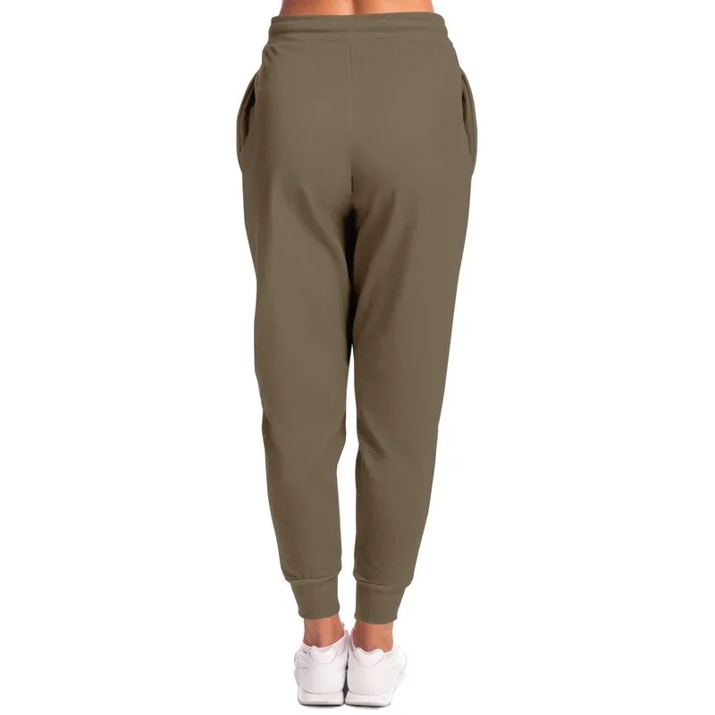 Medium Dark Orange Brown Joggers | Unisex | with PLUS sizes | Medium Dark Pale Pastel Orange Brown | C0M15Y30K60