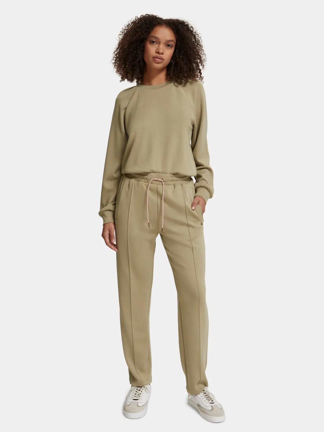 Modal straight-leg sweatpants