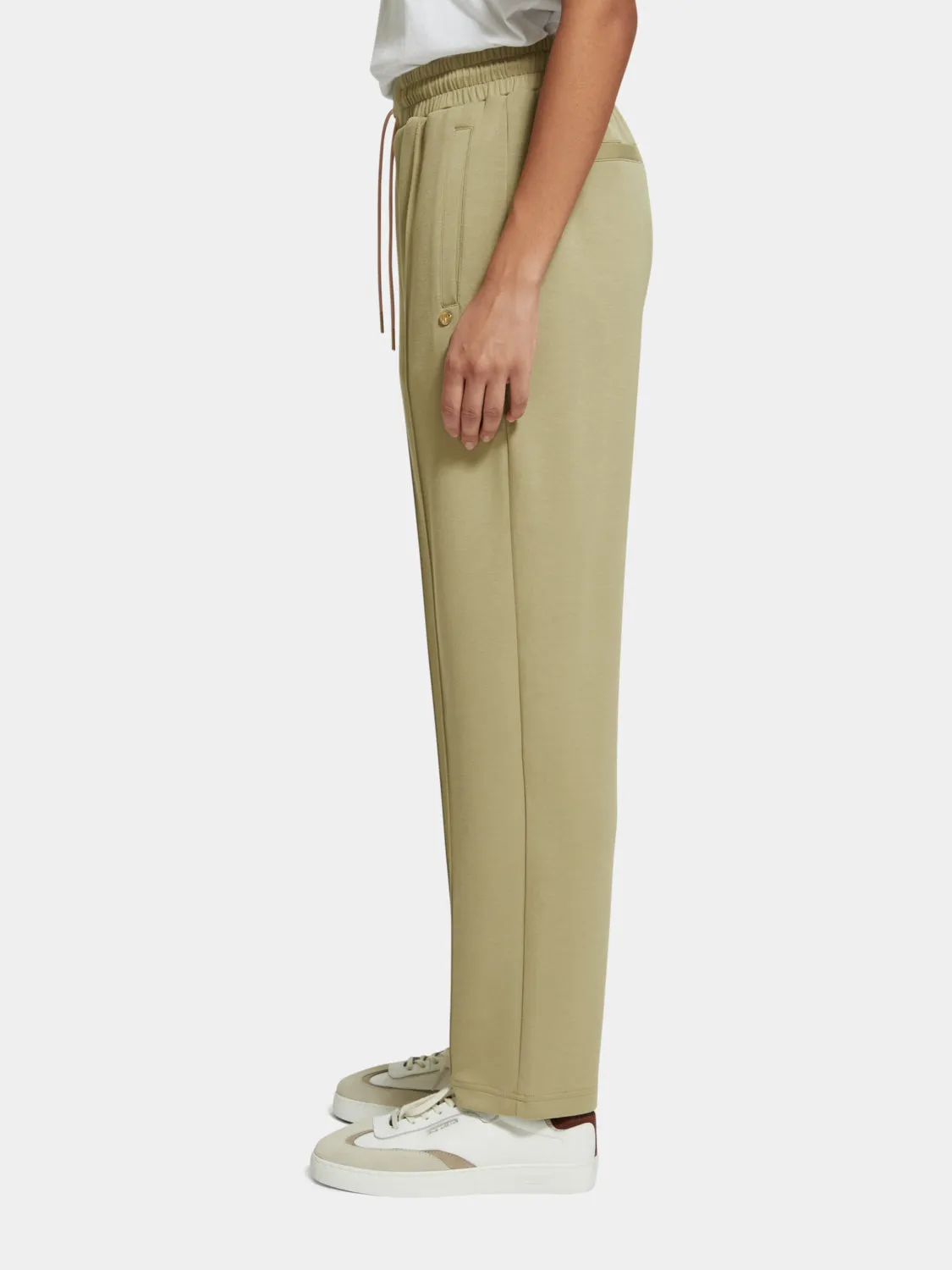 Modal straight-leg sweatpants
