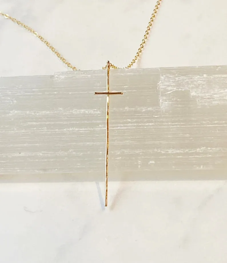 Modern Cross Necklace