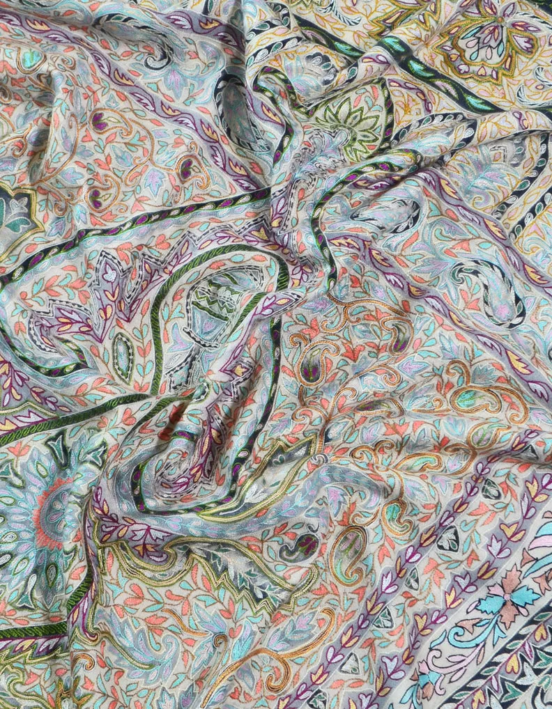 Multicolour Kalamkari Shawl 5088