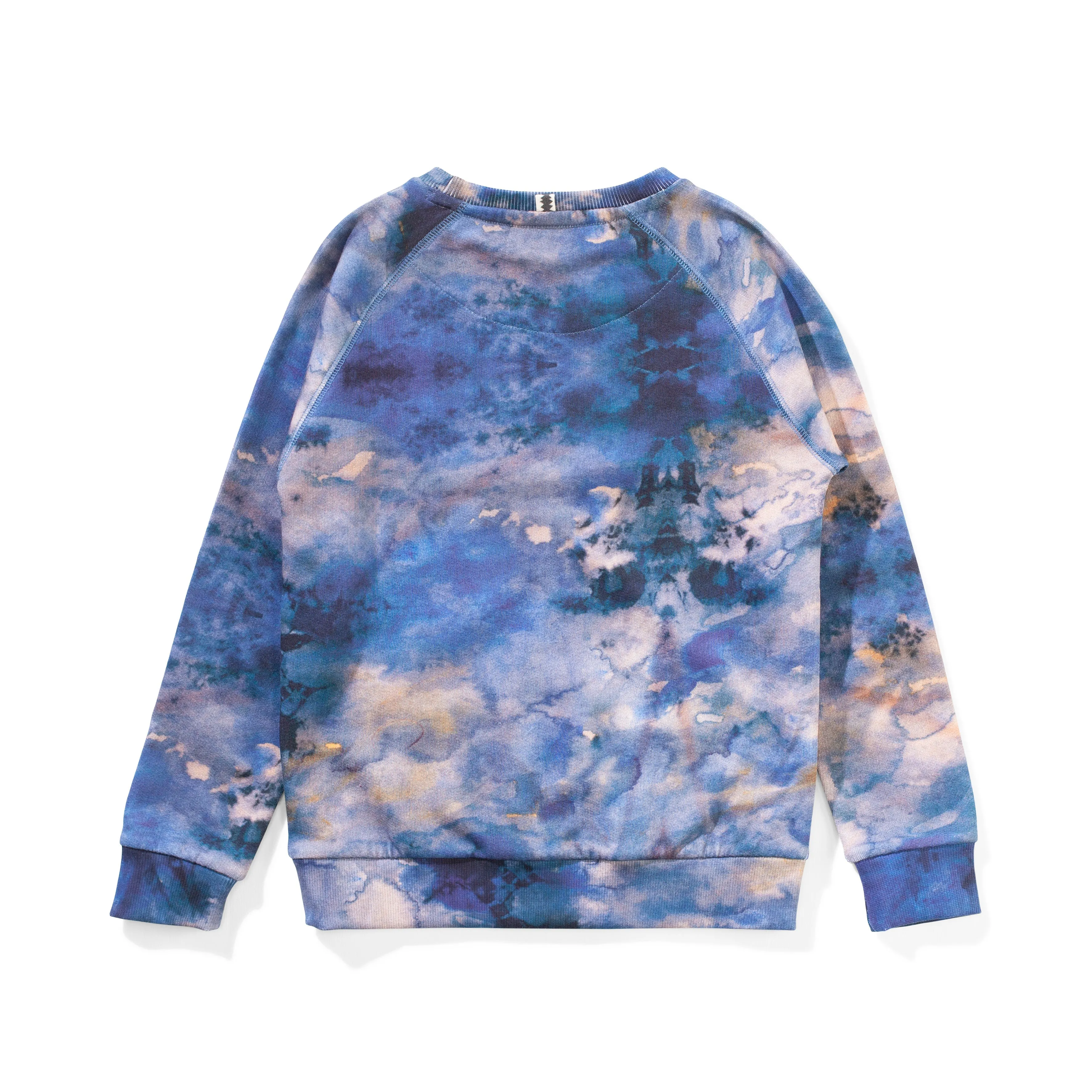 Munster Kids - Water Crew Sweatshirt in Blue Dye