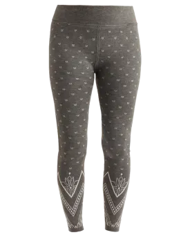 Nils Annamarie Women's Base Layer Knit Bottom - Graphite/Heather White