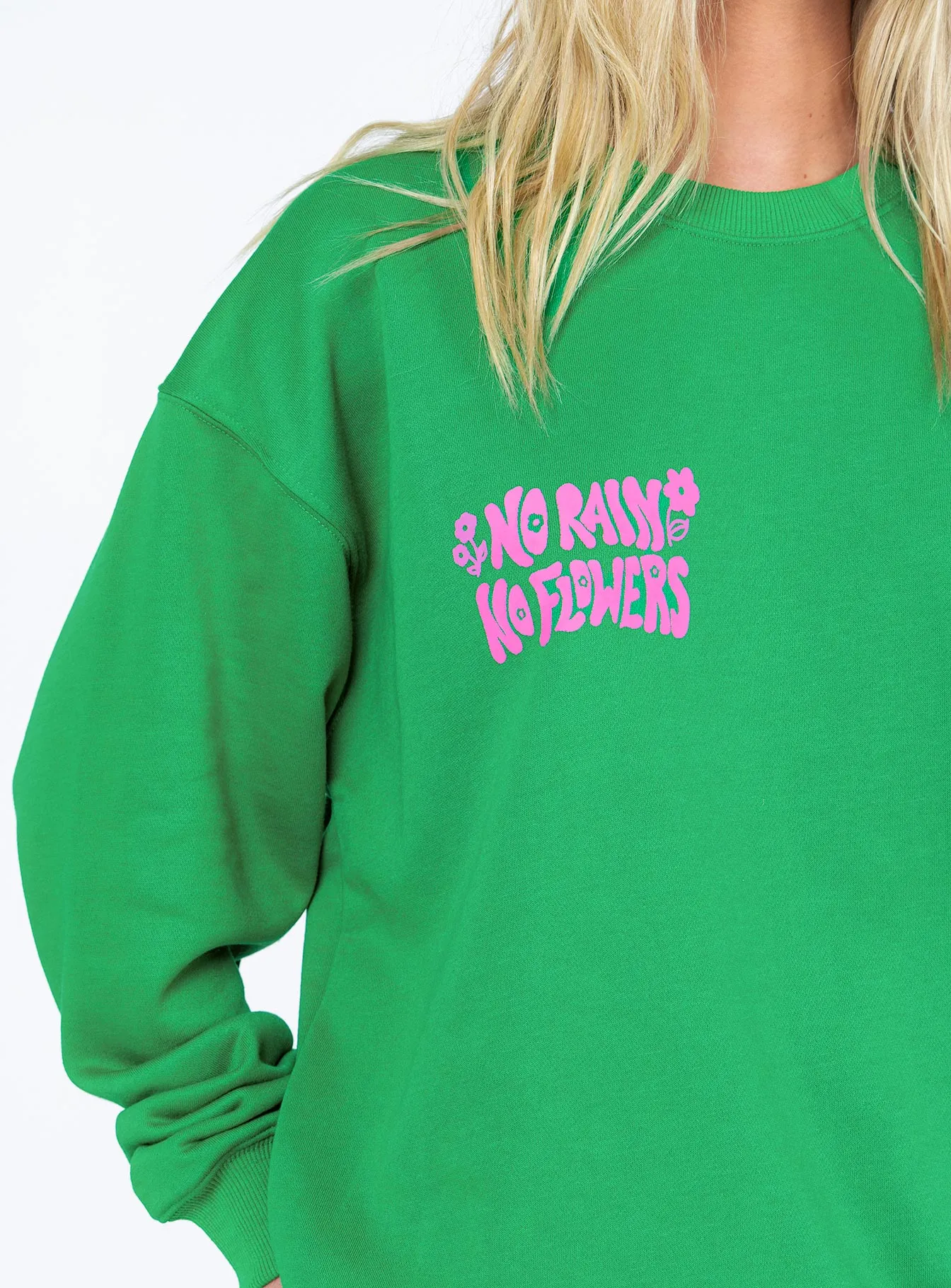 No Rain Crewneck Sweatshirt Green