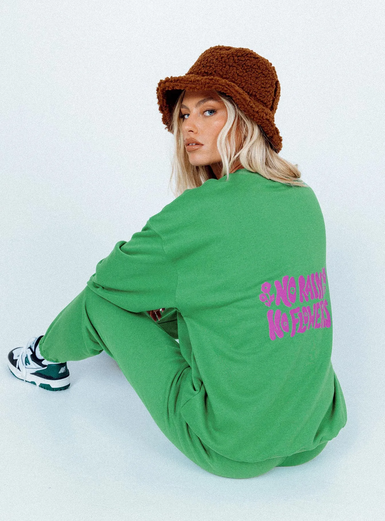 No Rain Crewneck Sweatshirt Green