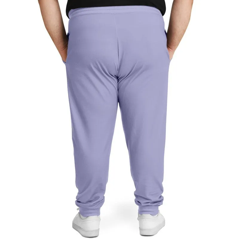 Pale Pastel Blue Joggers | Unisex | with PLUS sizes | Bright Pale Pastel Blue | C30M30Y0K0