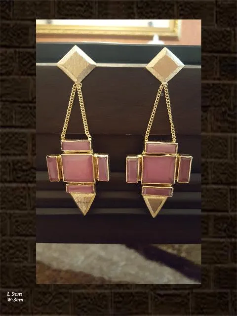 Pink stone long modern design