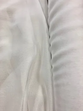Poly Chiffon Two Tone - 58-inches Wide White