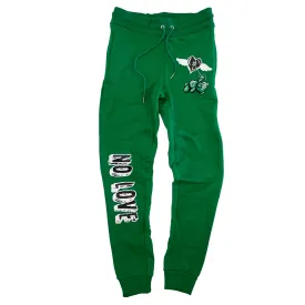 Retro Label No Love Joggers (Retro 13 Lucky Green)