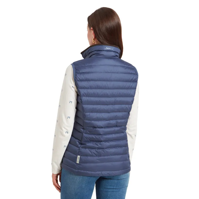Schoffel Launde Down Ladies Gilet - Stone Blue