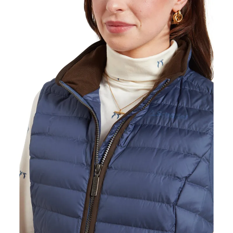 Schoffel Launde Down Ladies Gilet - Stone Blue