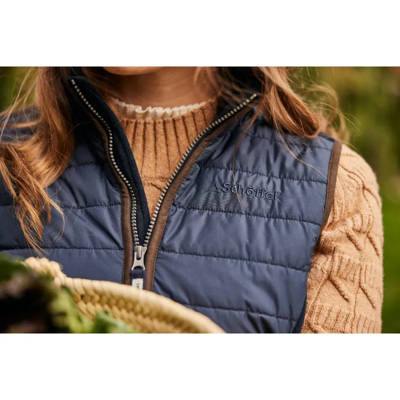 Schoffel Launde Down Ladies Gilet - Stone Blue
