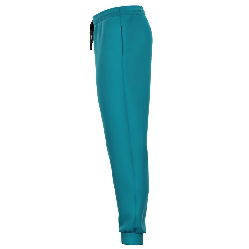 Shaded Cyan Joggers | Unisex | with PLUS sizes | C100M0Y25K30