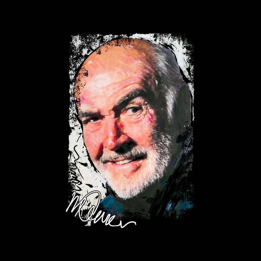Sidney Maurer Original Portrait Of Actor Sean Connery Men's Varsity Jacket