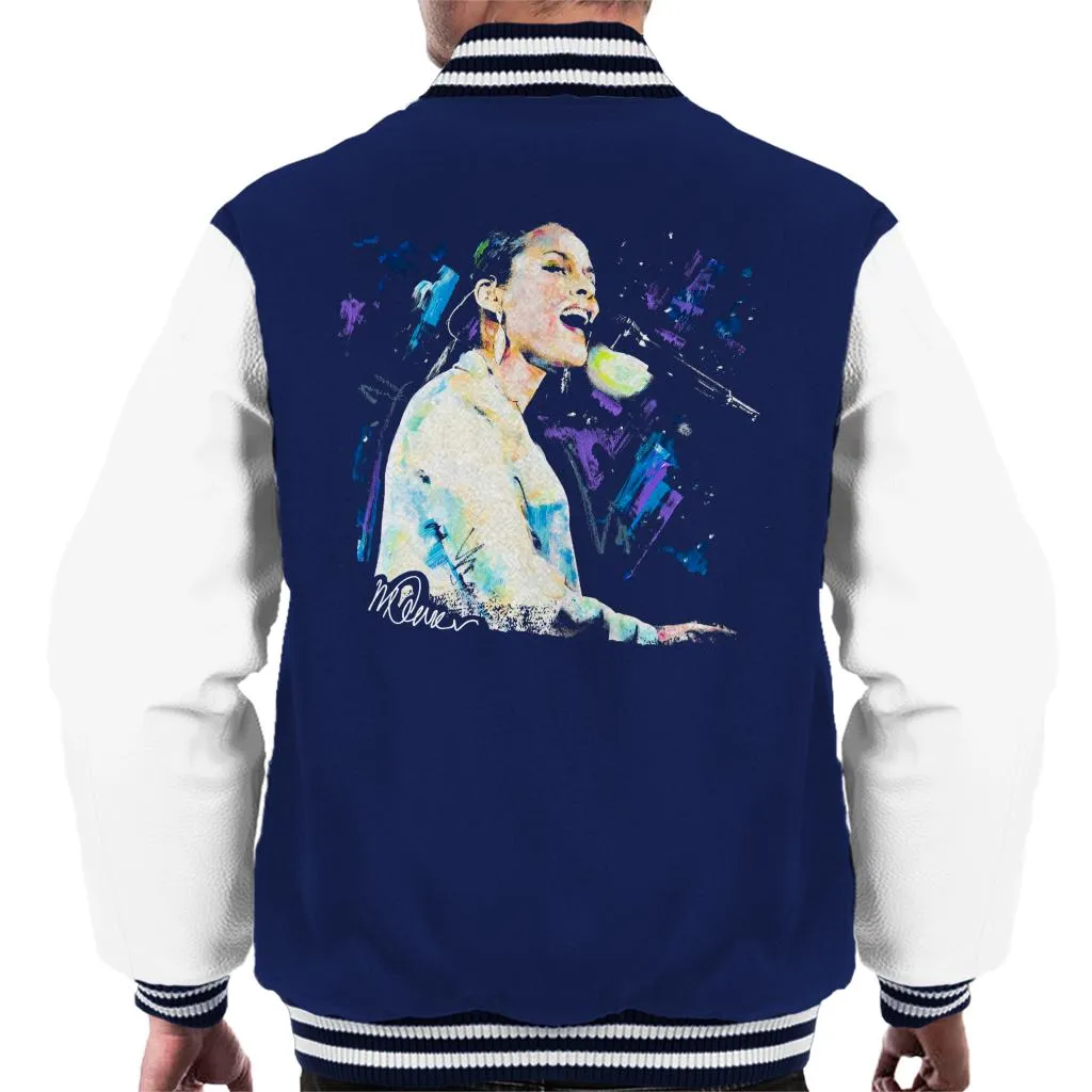 Sidney Maurer Original Portrait Of Alicia Keys Men's Varsity Jacket