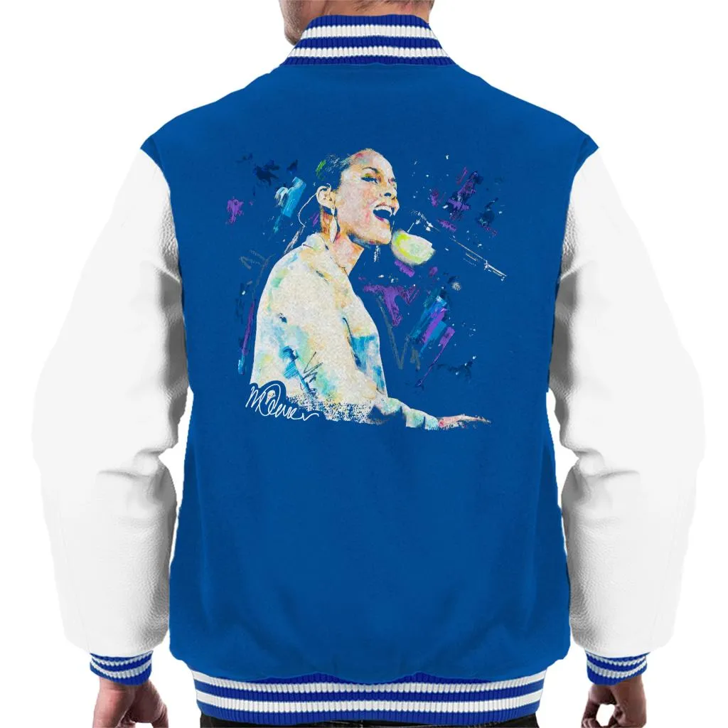 Sidney Maurer Original Portrait Of Alicia Keys Men's Varsity Jacket