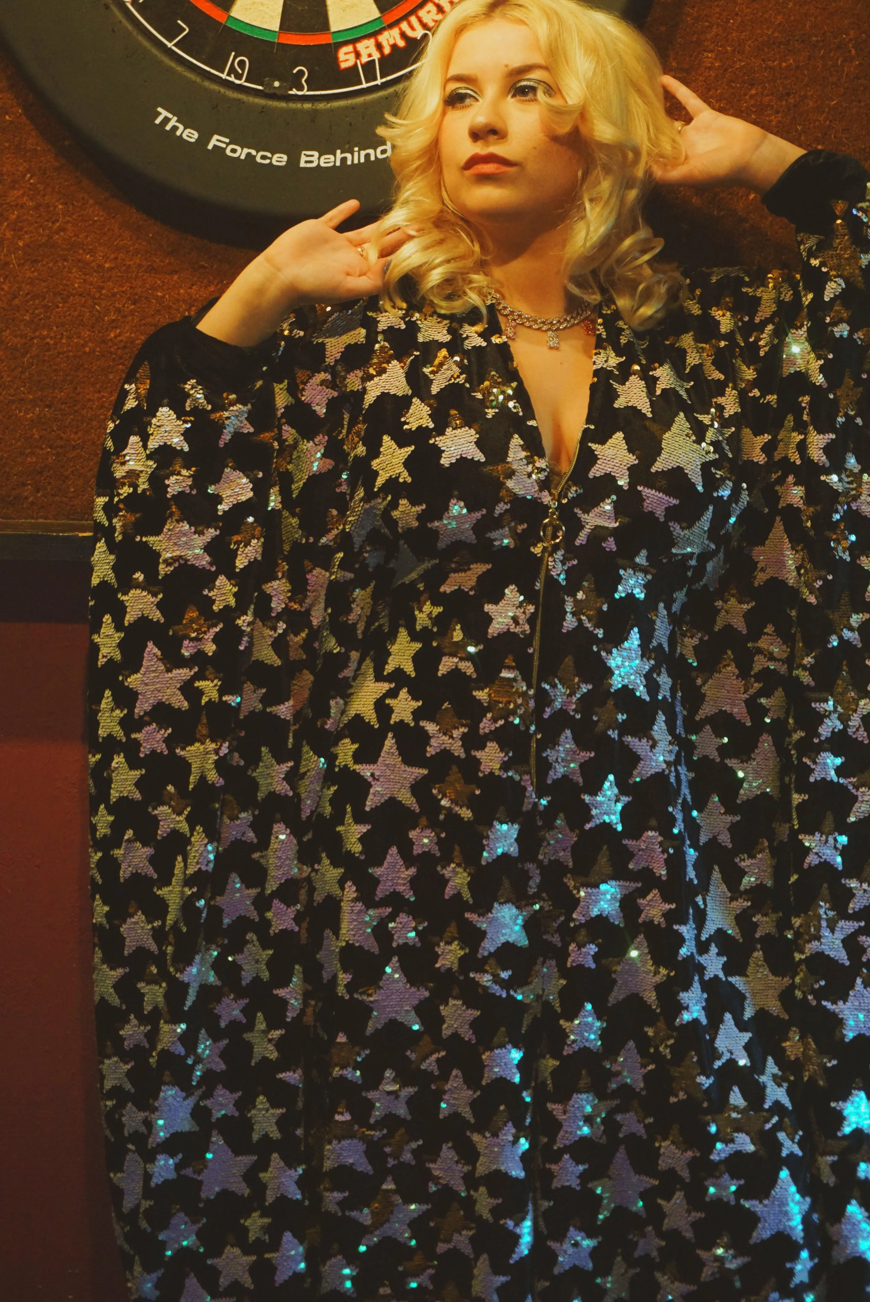 Star Sequin Velvet Jumpsuit *INTRODUCTORY PRICE*