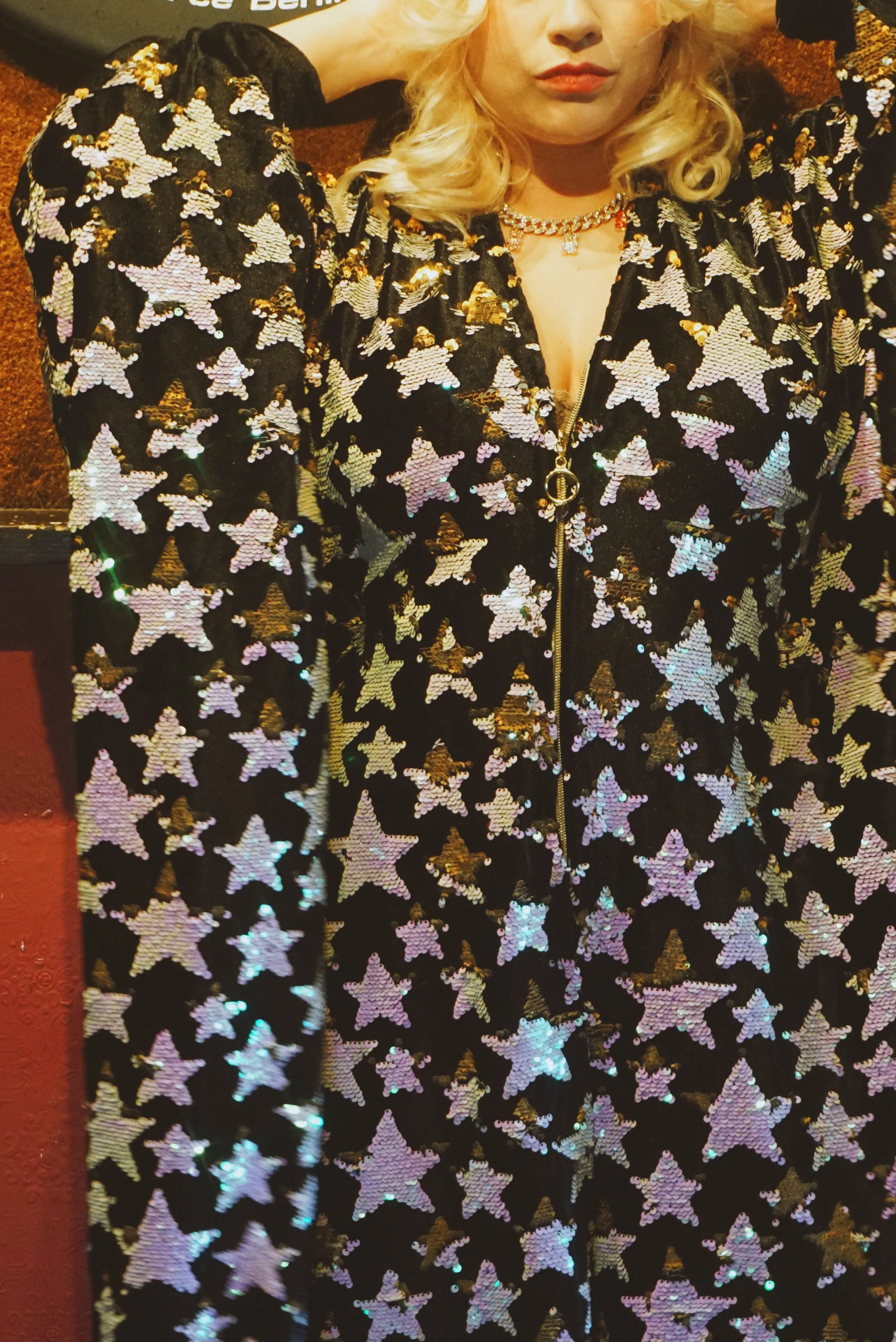 Star Sequin Velvet Jumpsuit *INTRODUCTORY PRICE*