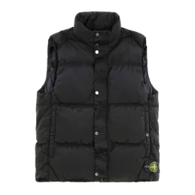 Stone Island Nylon Metal ECONYL® Gilet in Black