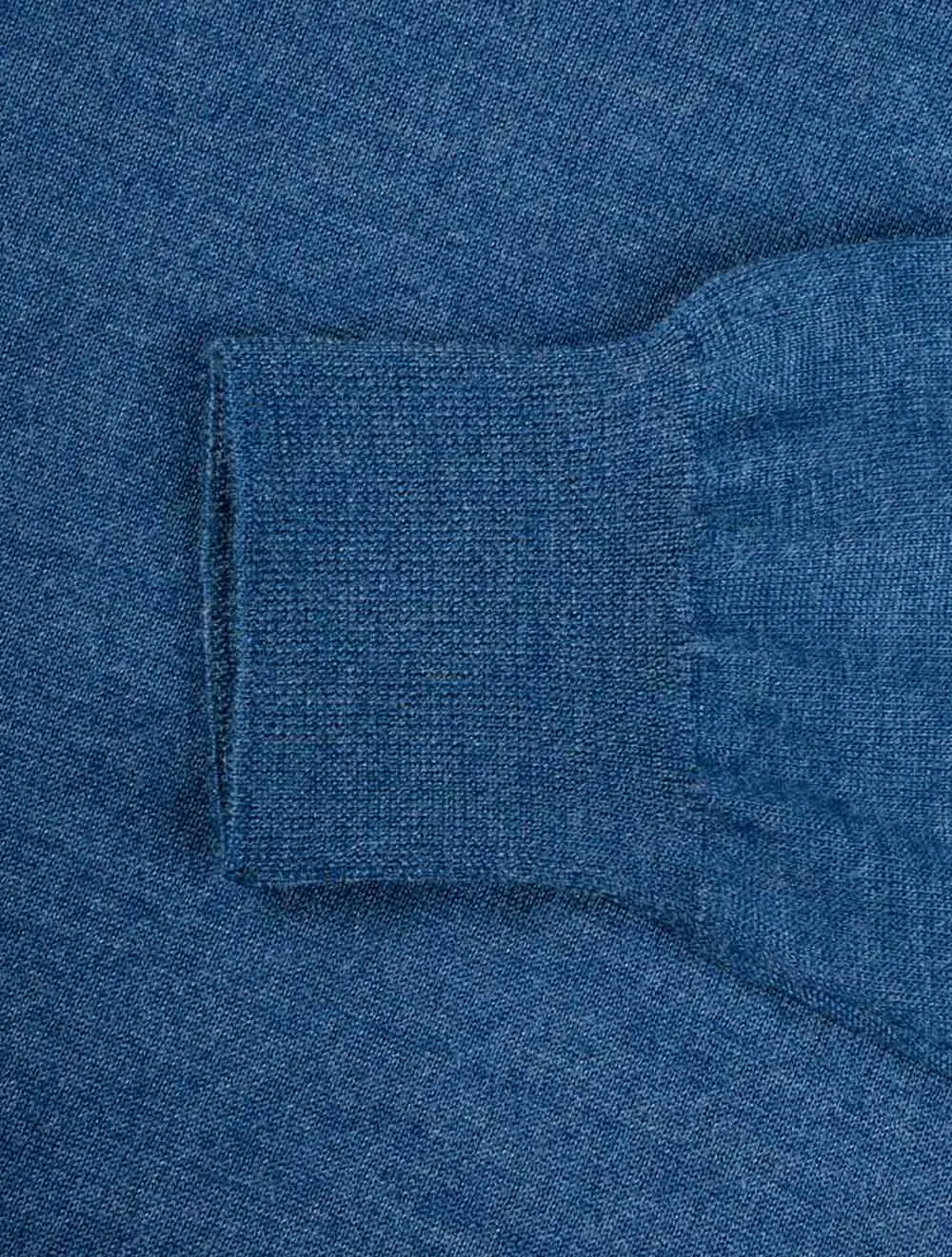 Tennis Long Sleeve Polo Blue