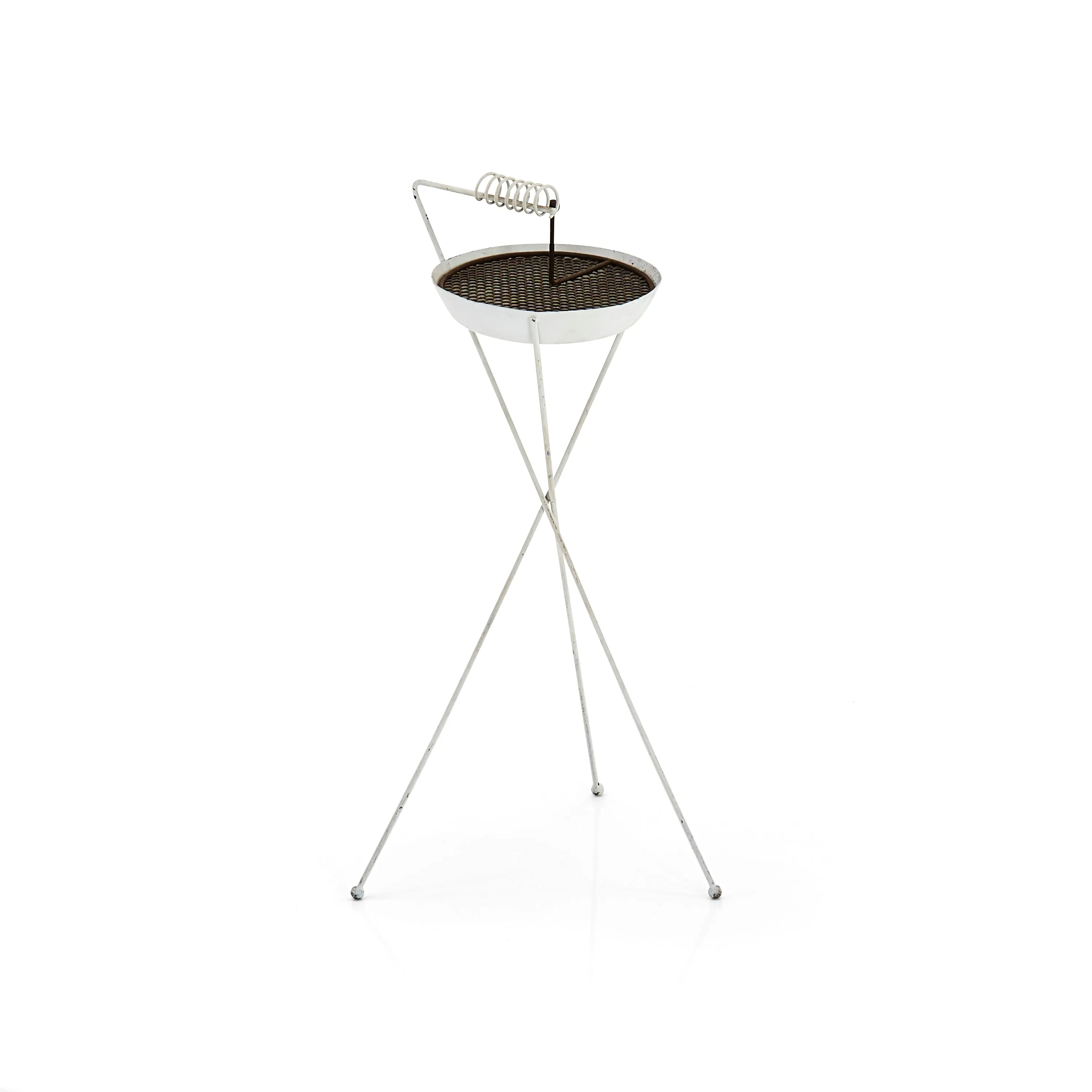 White Standing Ashtray