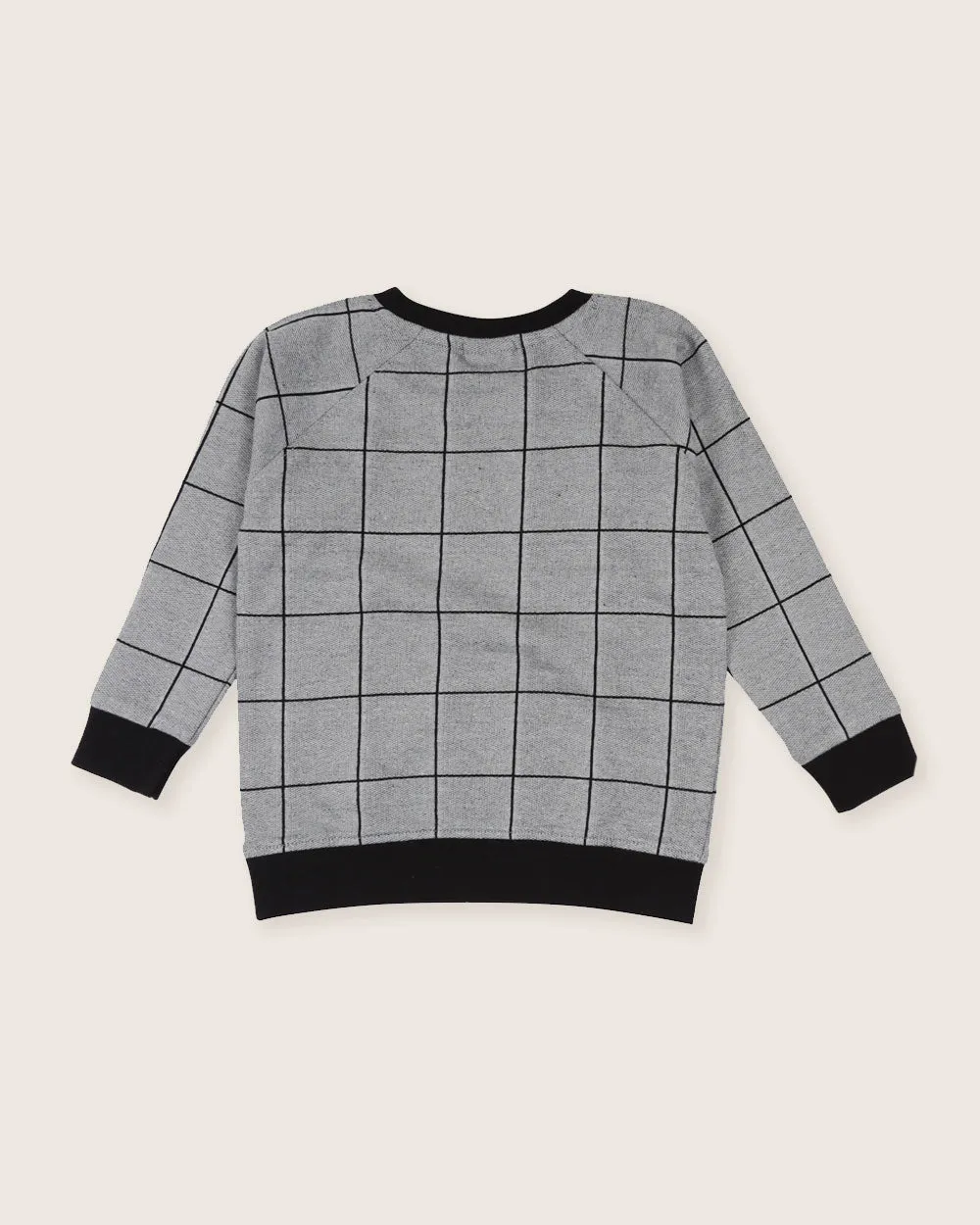 Window Pane Check Sweatshirt