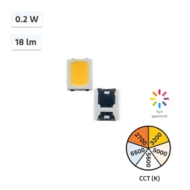 YUJILEDS® CRI 98 0.2W LED SMD - 2835X G02 - 4000pcs/Reel